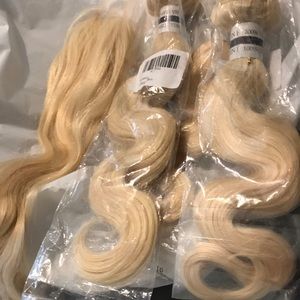 3 16” bundles and 20” lace closure new Body wave